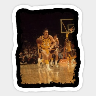 Jerry West and Wilt Chamberlain - All Star Game, 1972 Sticker